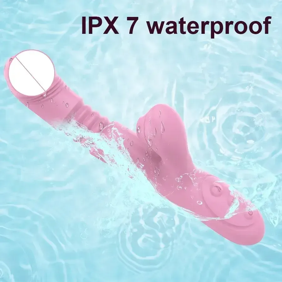 vibrador silicona medica calefactable conejo