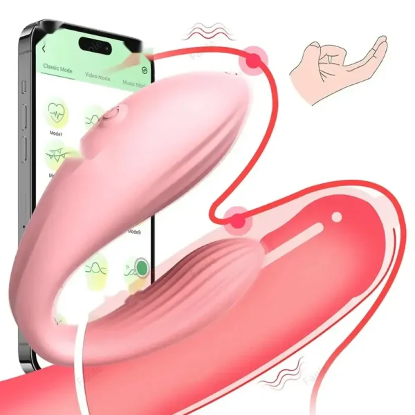 vibrador silicona púrpura doble motor