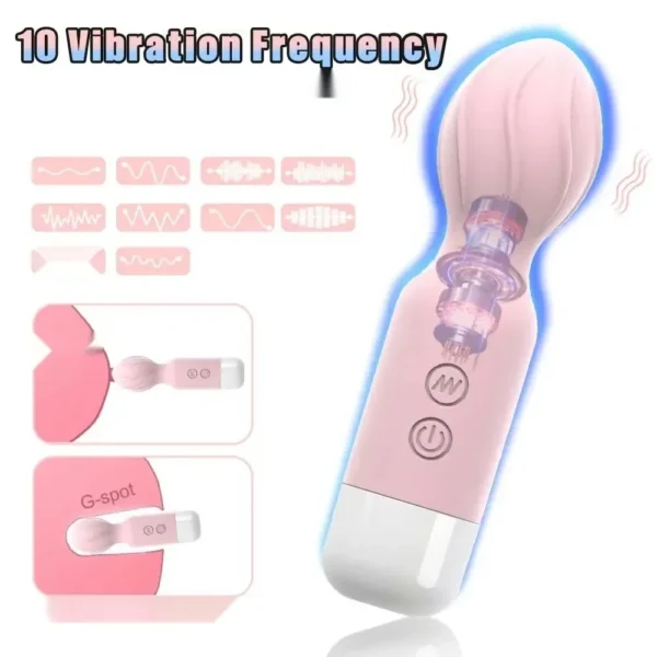 vibrador silicona suave 10 frecuencias