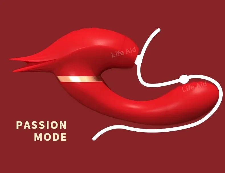 vibrador silicona suave con rotacion