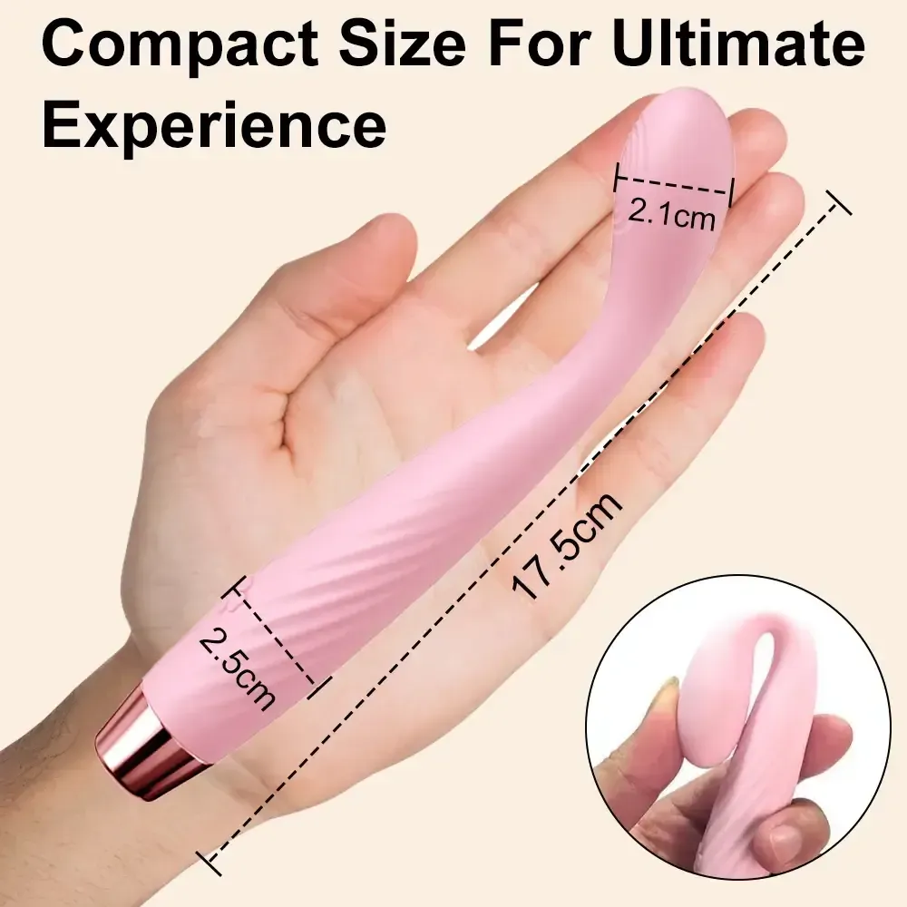 vibrador silicona suave siete modos