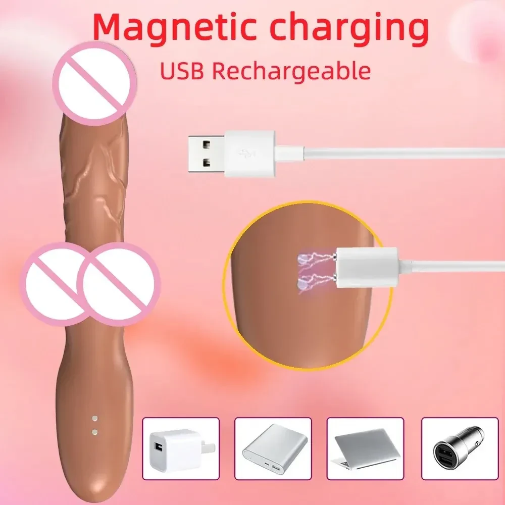 vibrador telescópico con textura realista