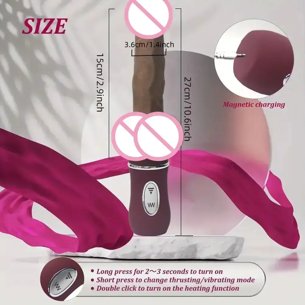 vibrador tpe con textura realista