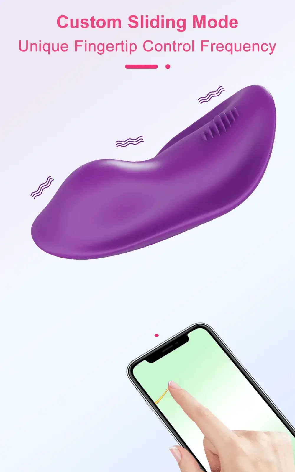 vibrador usable con multiples modos