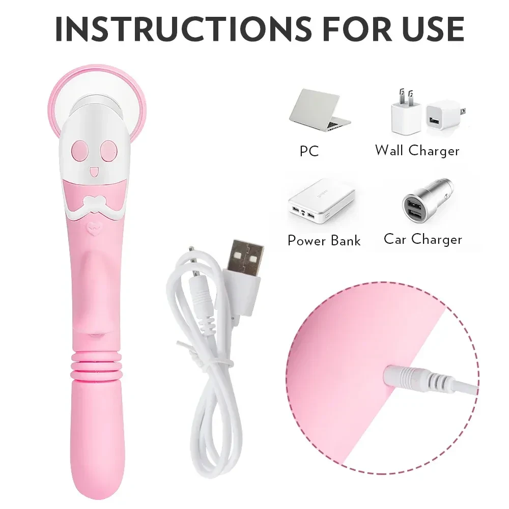 vibrador usb recargable con calor