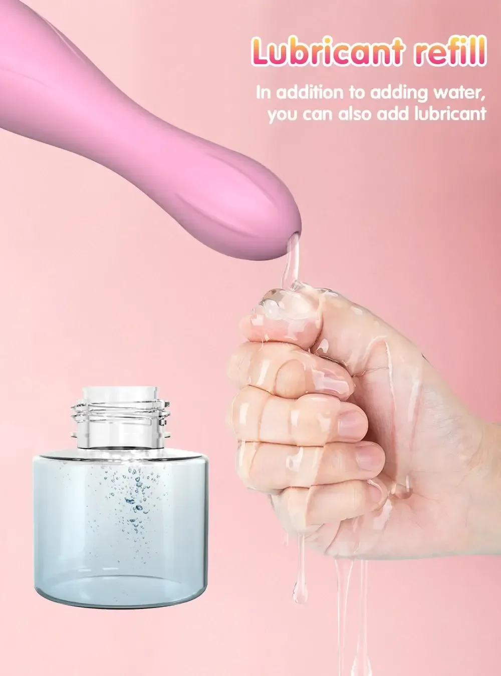 vibrador vaginal con spray y funcion calor