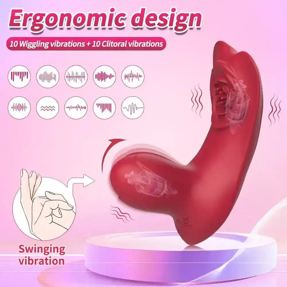 vibrador vaginal y clitoris control