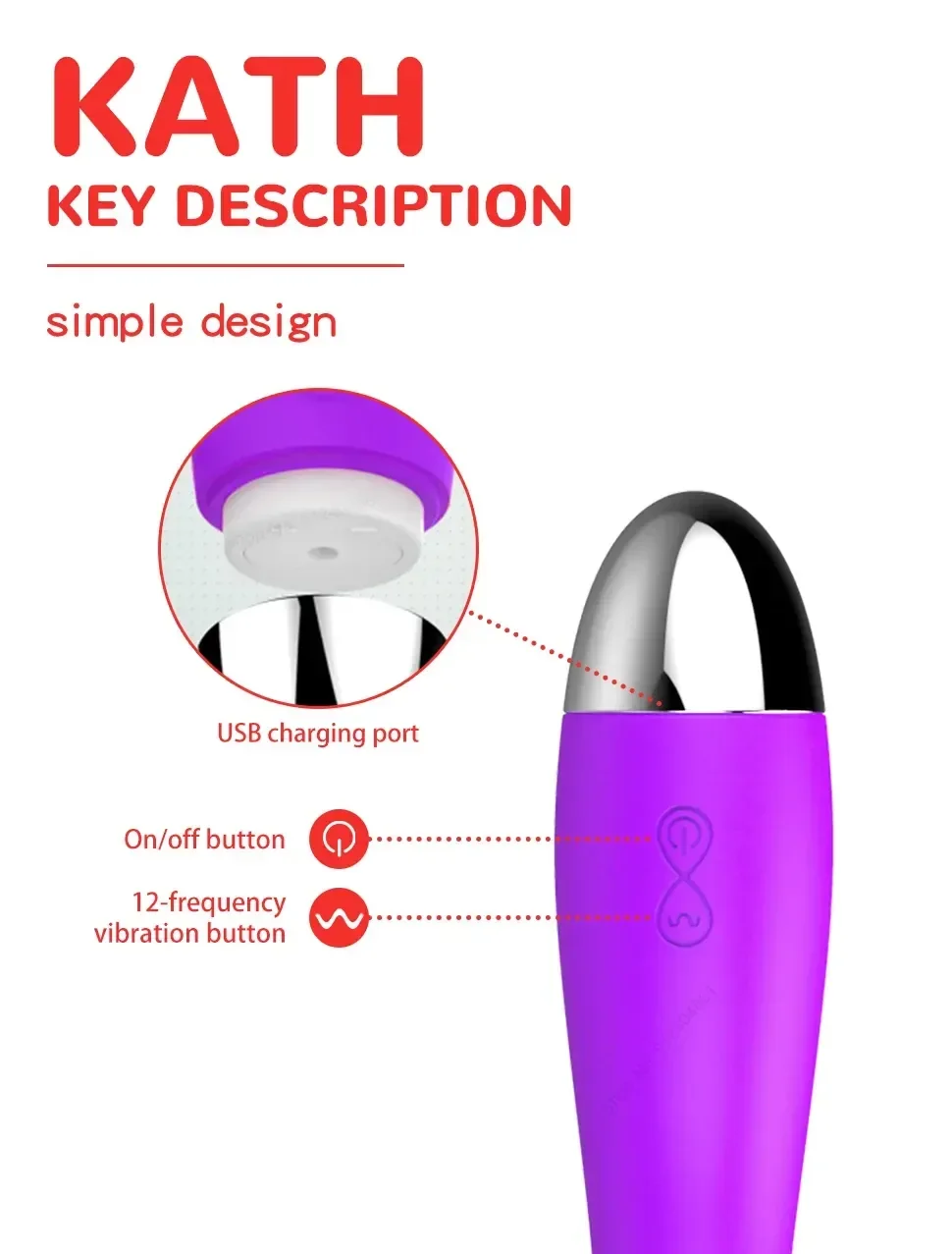 vibrador varita 12 modos potente