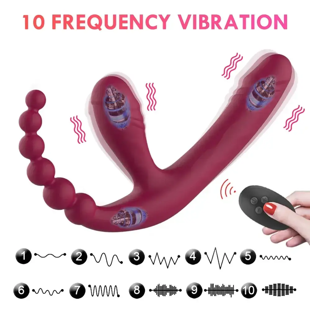 vibrador wearable con multiples vibraciones