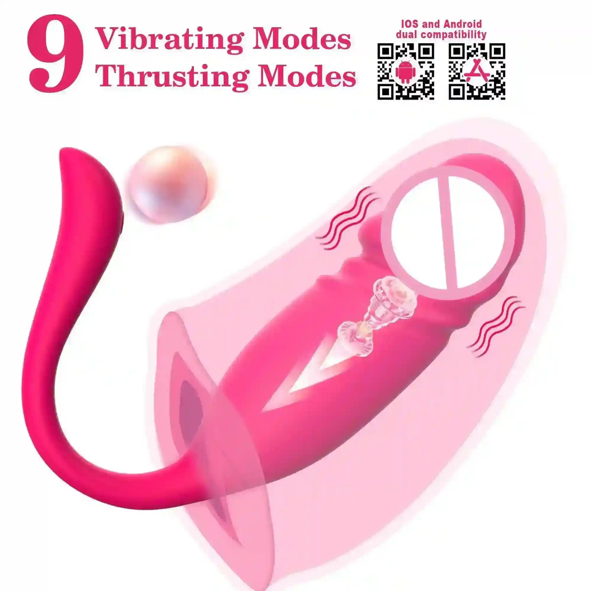 Wearable Remote Controlled Vibrator   App Control Silicone