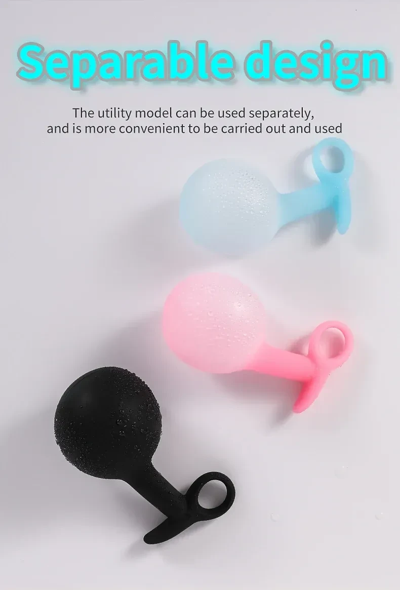 accessorio anal silicona inflable discreto