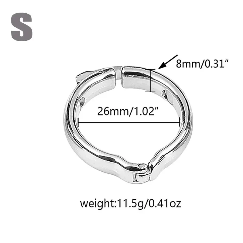 anillo metálico duradero para erección