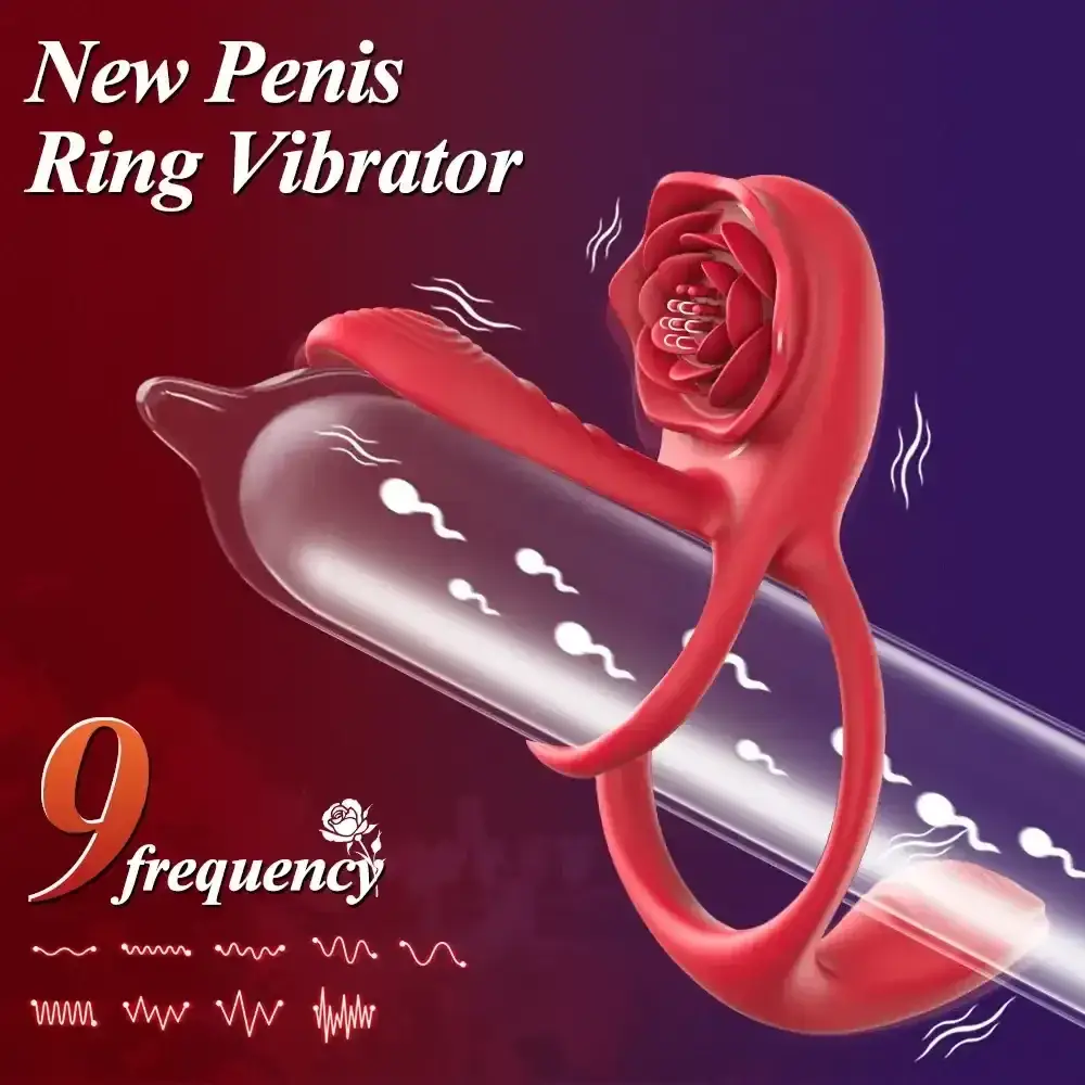 anillo para pene con estimulador clitoridiano