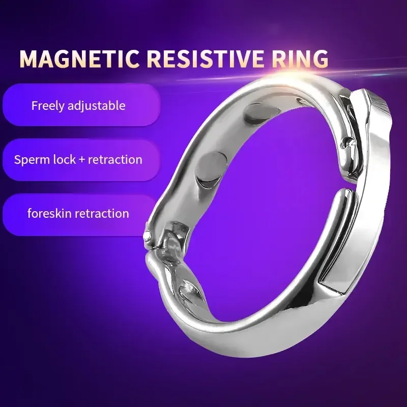 anillo retardante metalico con imanes