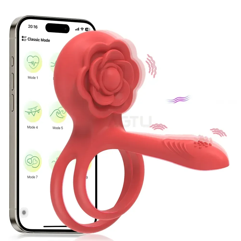 anillo vibrador carga magnetica suave