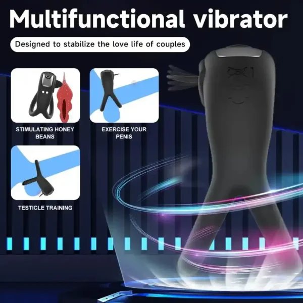 anillo vibrador lengua recargable usb