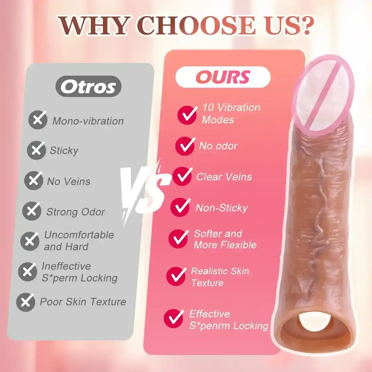 anillo vibrador realista para hombres