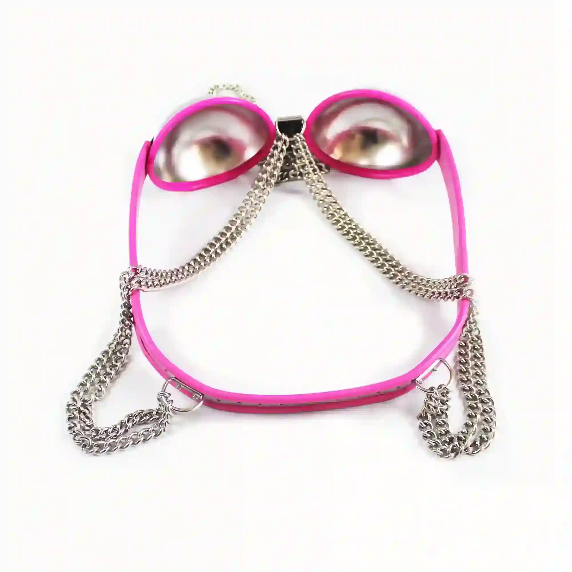 arnes de castidad para mujer color rosa
