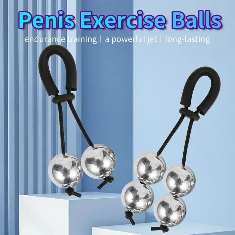 aro de pene de metal para entrenamiento