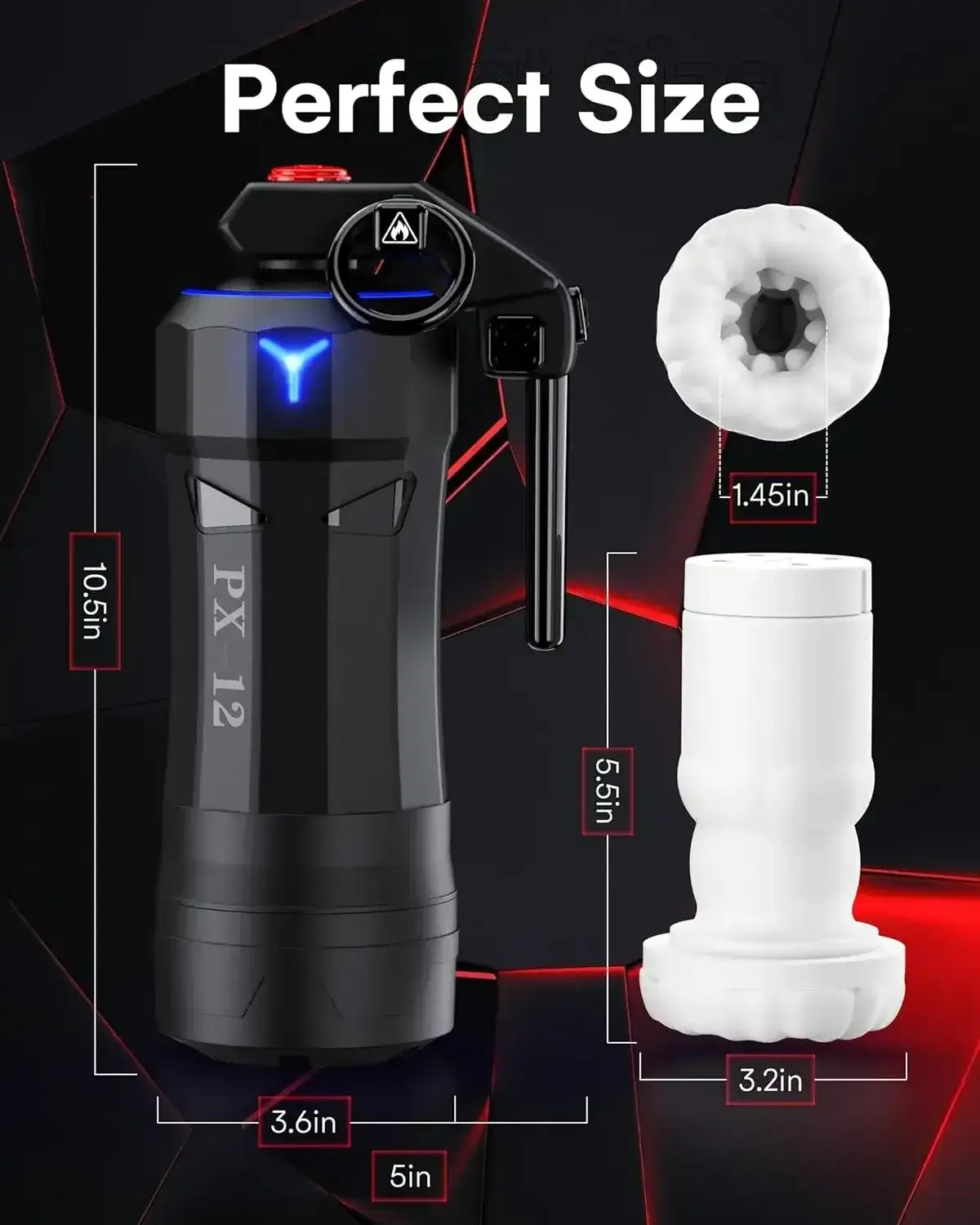 auto masturbador con modo vibracion multiple