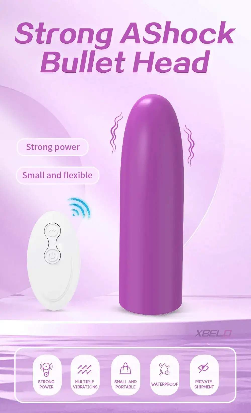 bala vibradora de silicona recargable usb