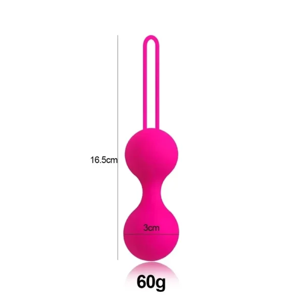 bolas kegel silicona médica control remoto 12cm