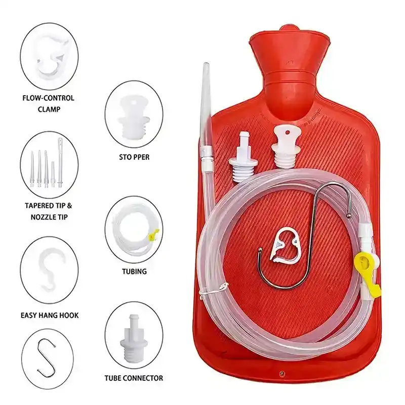 bolsa ducha anal silicona medica