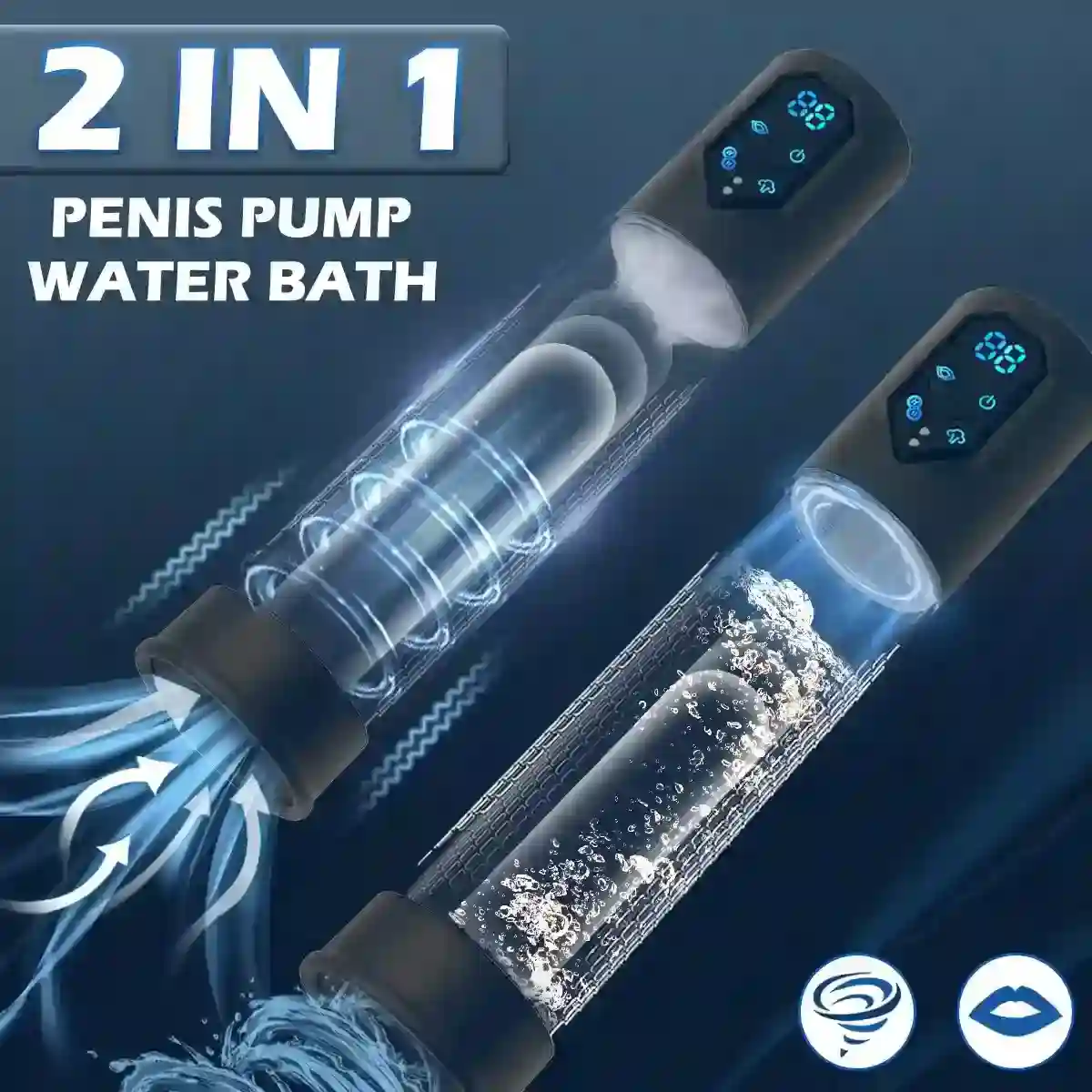 bomba de pene automatica impermeable ipx7