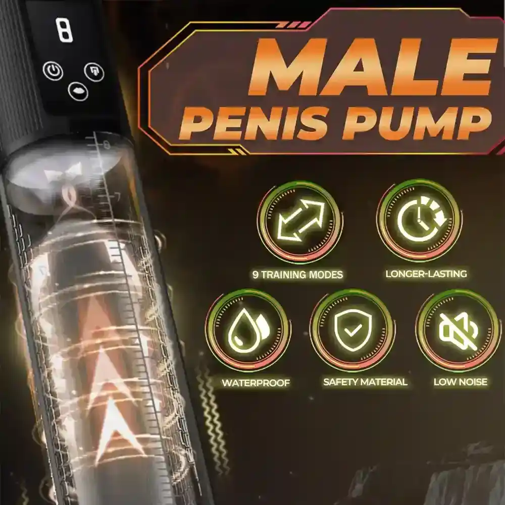 bomba de pene recargable usb de 28