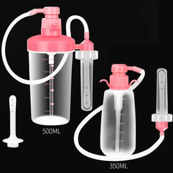 botella de limpieza anal fácil de usar