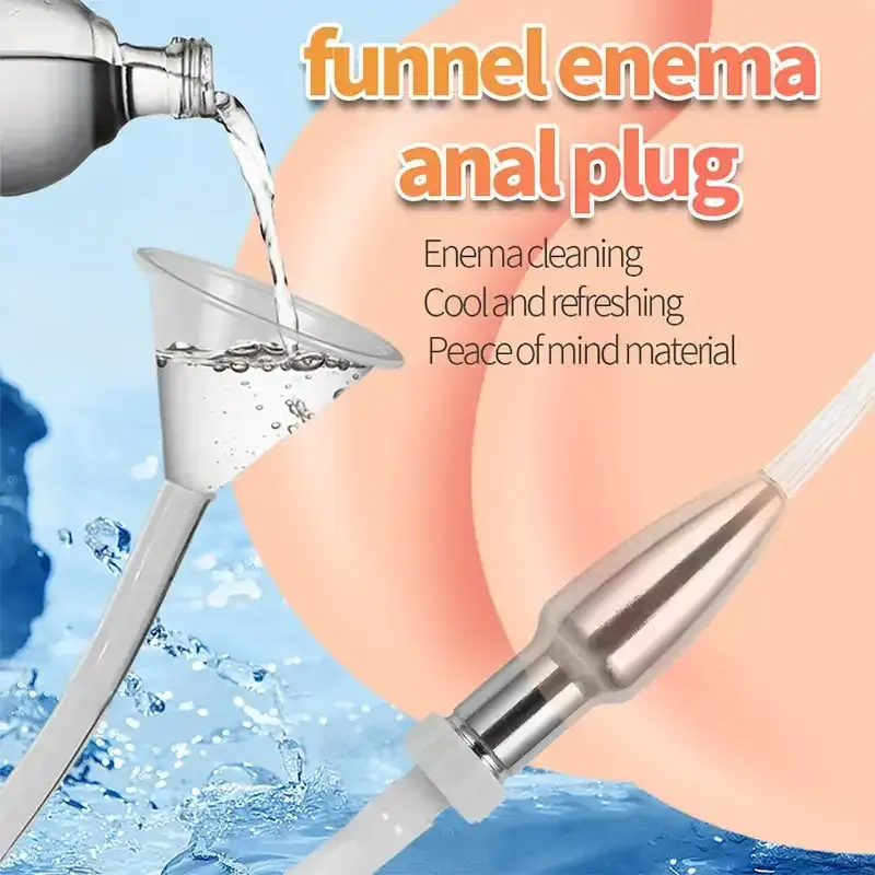 botella limpia enema silicona duradera