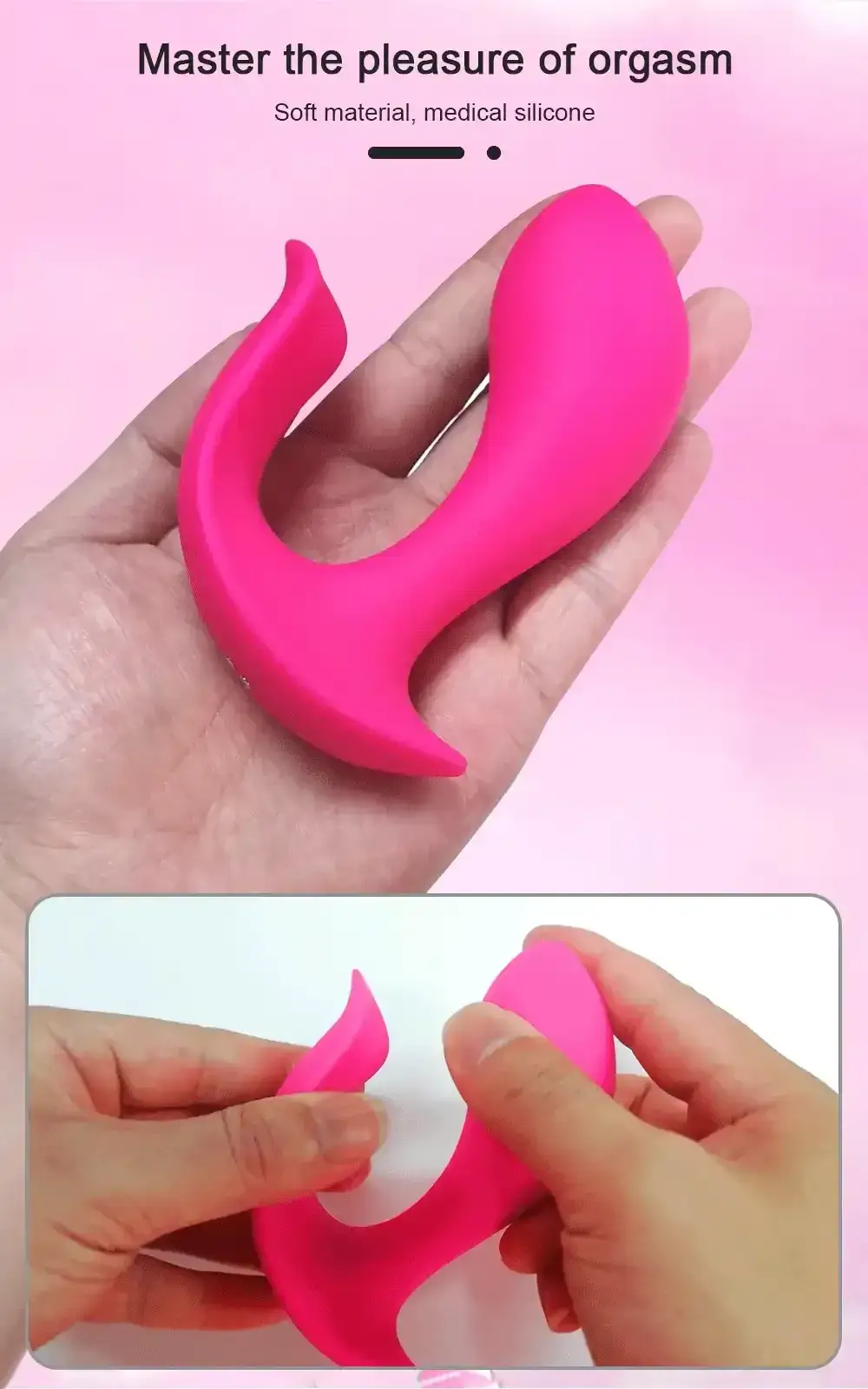 braguita con vibrador control movil
