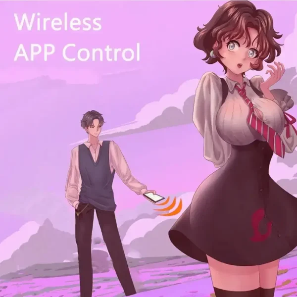 braguita vibratoria silicona app móvil
