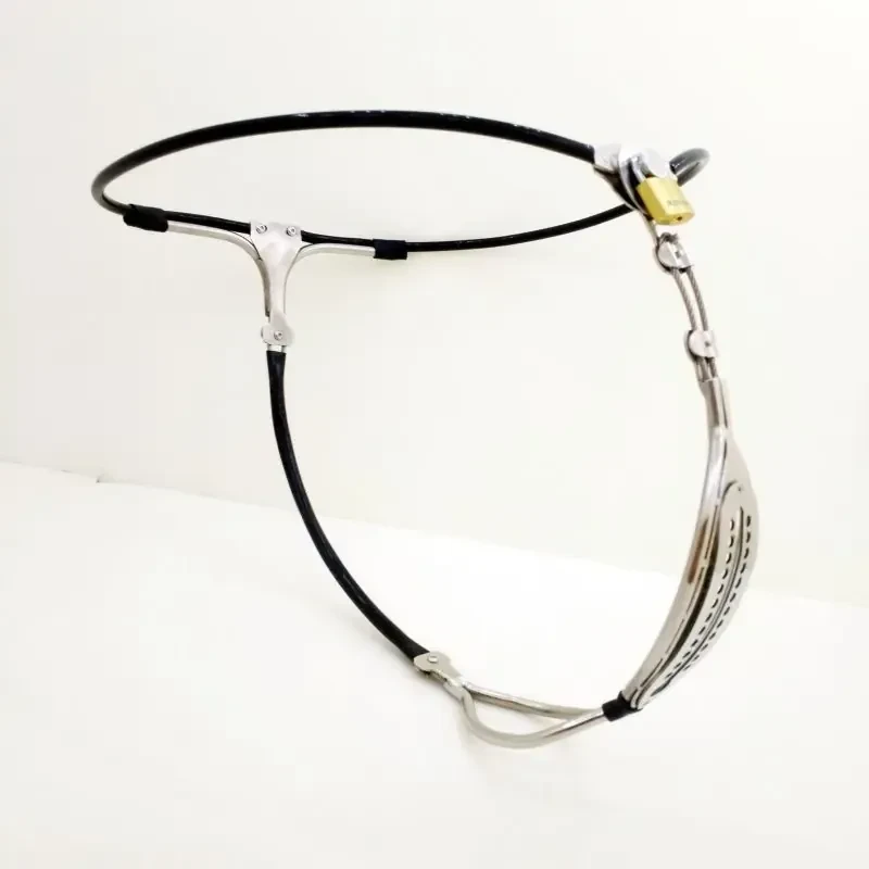 cinturon castidad plug anal hueco rosa