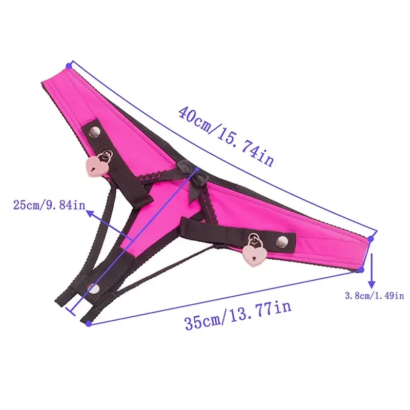 cinturon de castidad piel sintetica ajustable