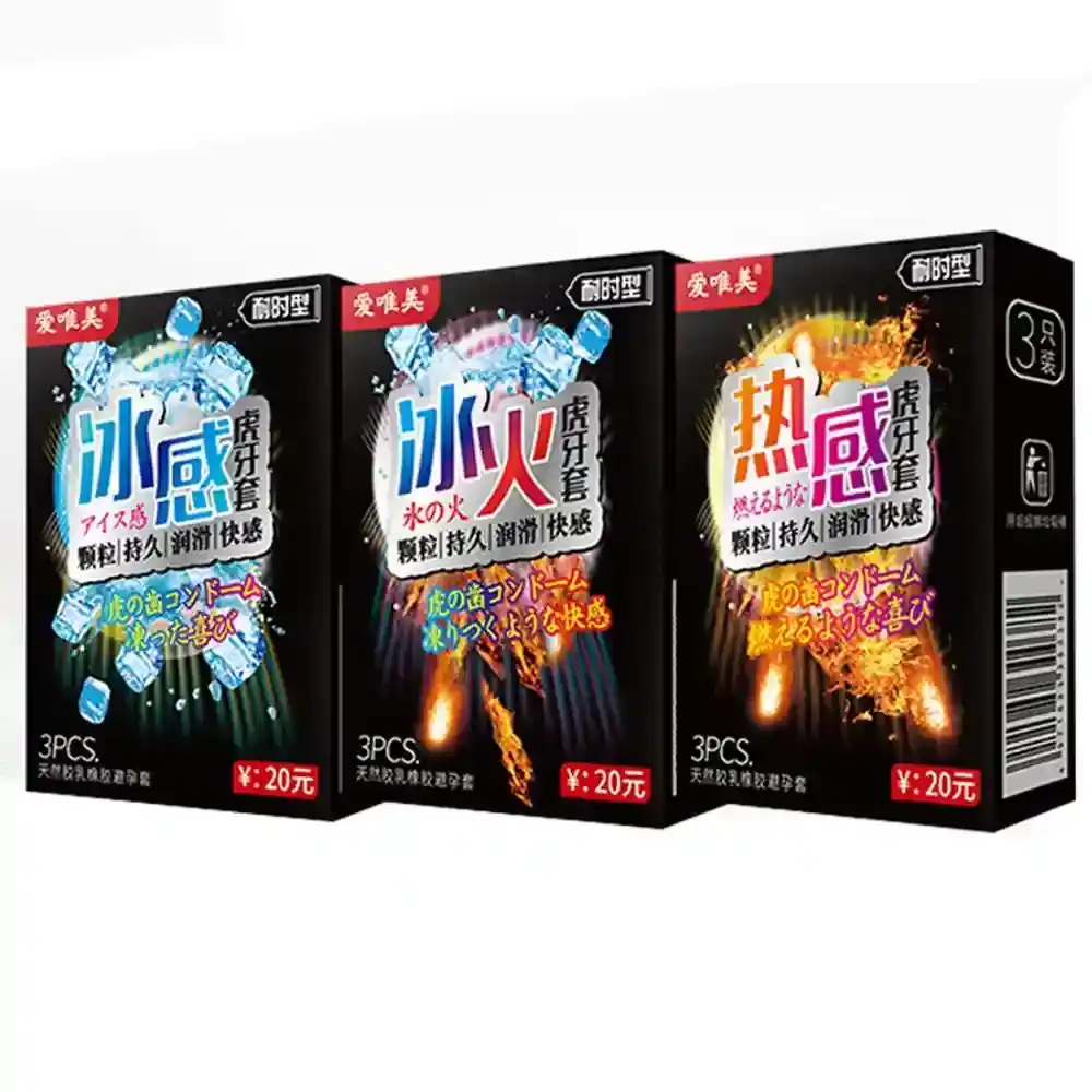 condones con puntos para estimulacion adicional