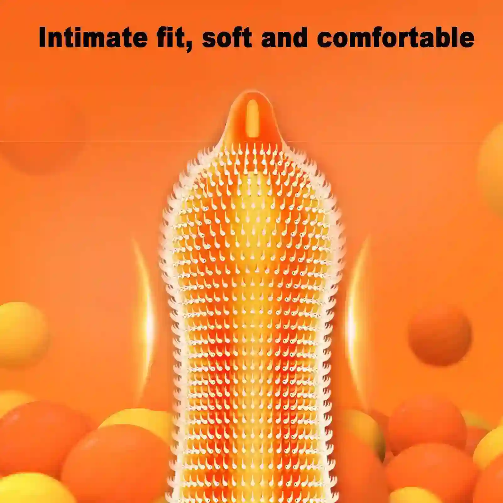 condones de latex natural con superficie texturizada