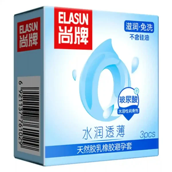 condones de látex ultrafinos lubricados naturales