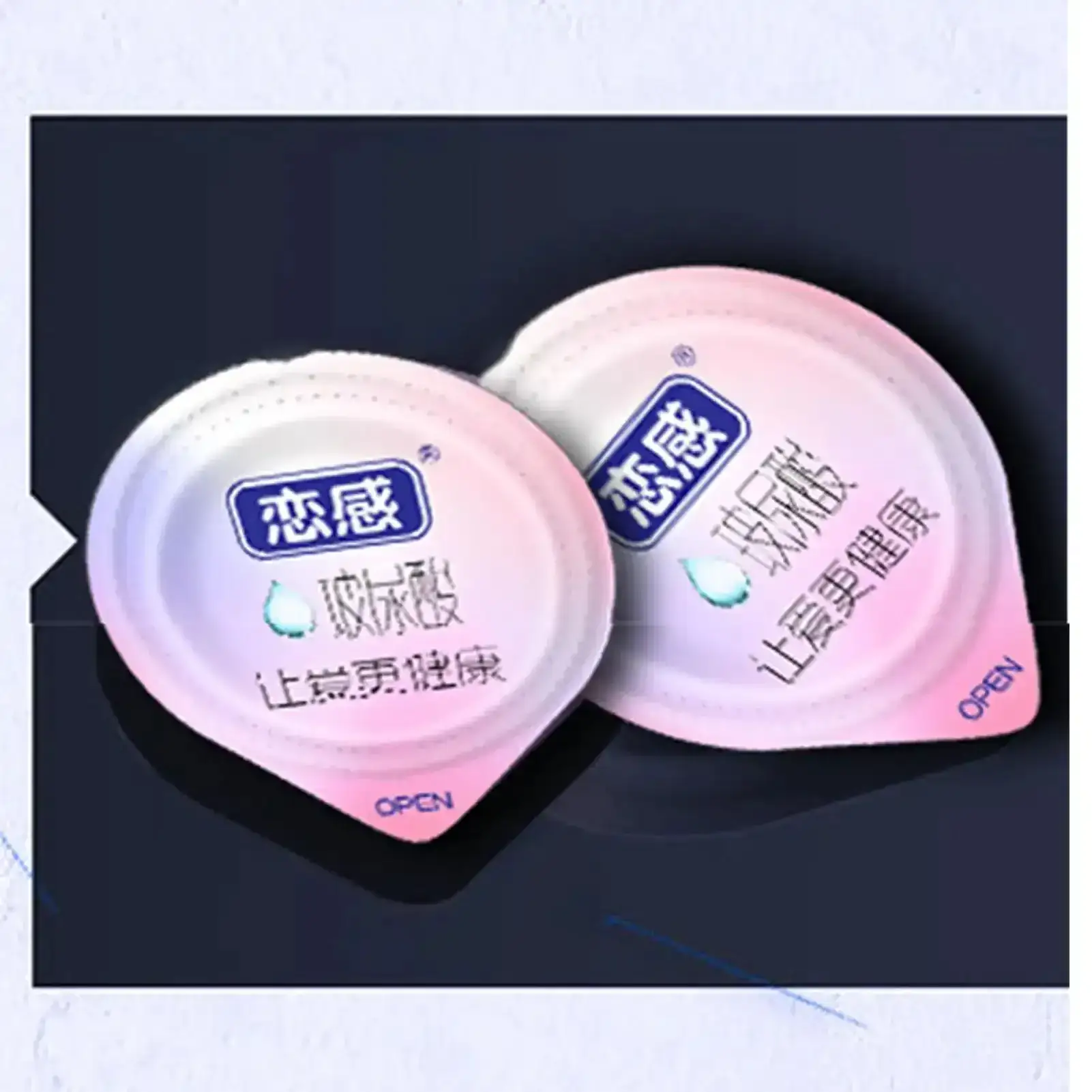 condones individuales látex natural lubricado