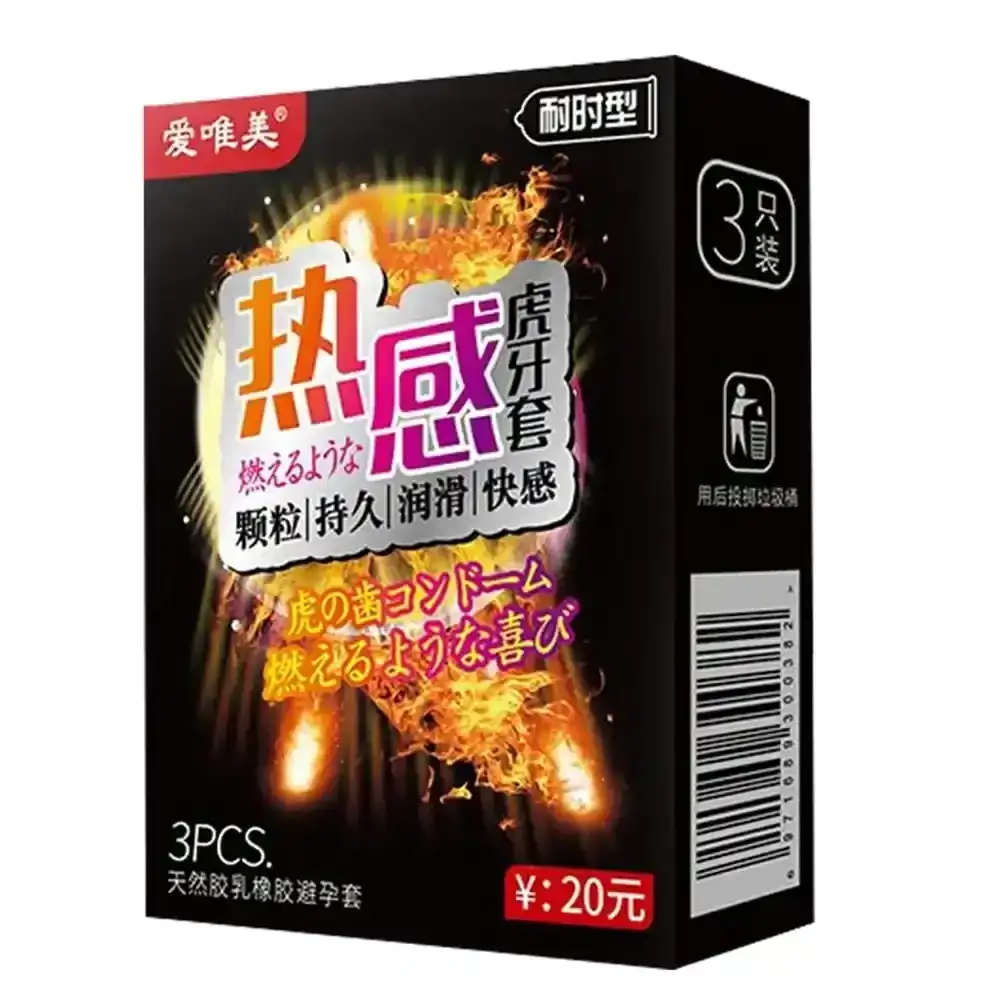condones ultrafinos de látex con puntos