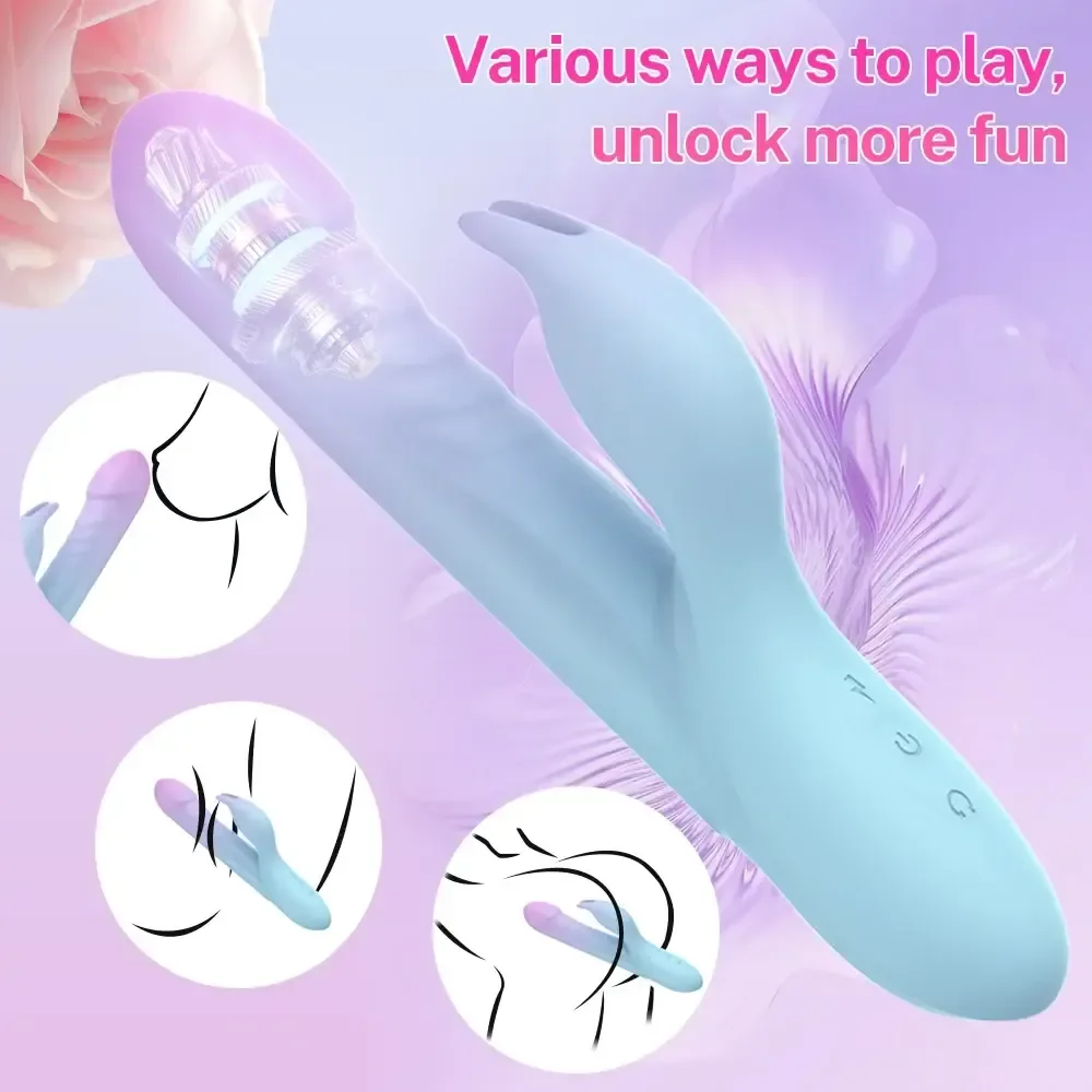 conejo vibratorio silicona medica estimulacion punto g