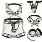 conjunto bdsm de restricción para mujer