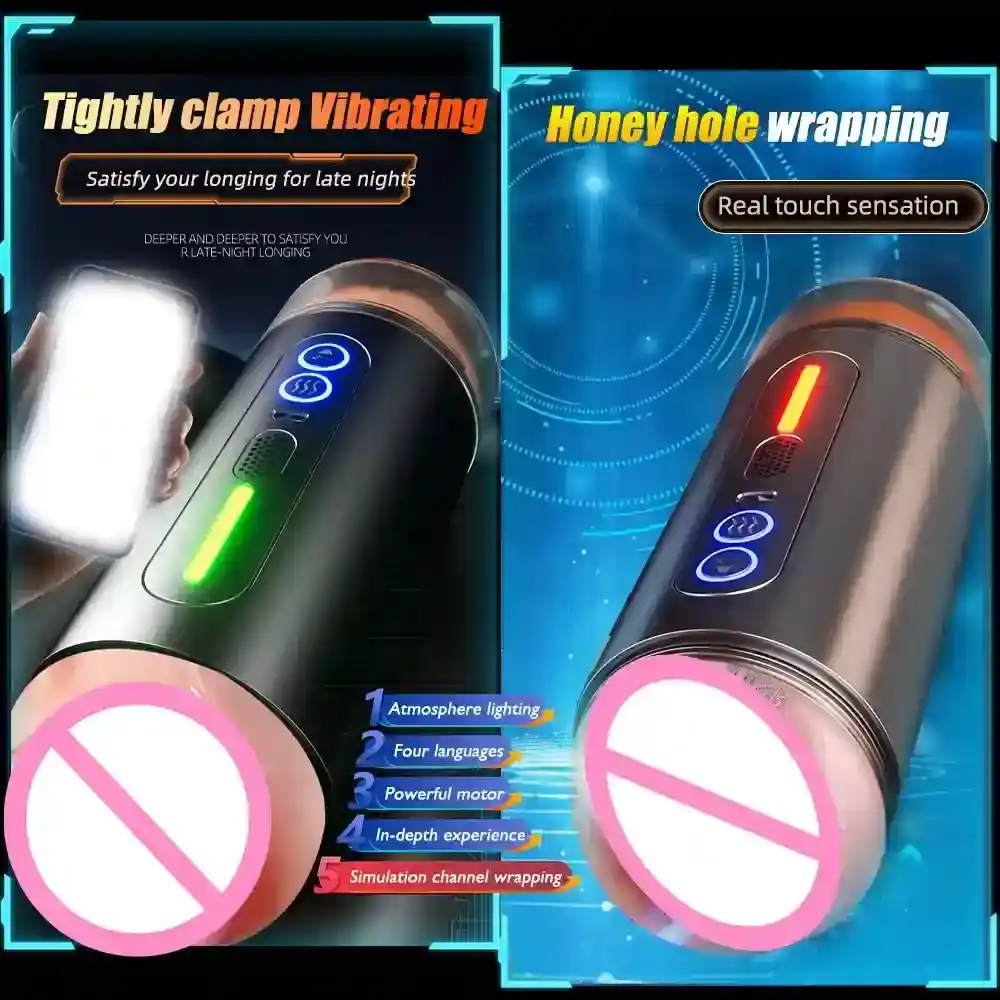 copa de placer masculina con vibracion intensa