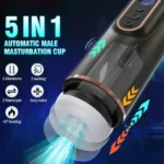 copa masturbador 9 vibraciones 5 succión