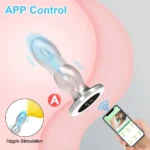 dilatador anal ancho de silicona acero