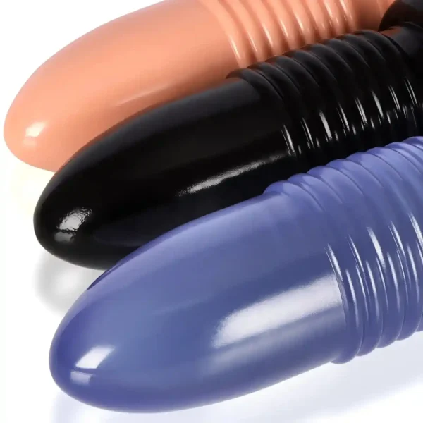dilatador anal azul transparente plástico ventosa