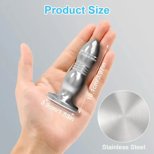 dilatador anal de silicona con carga usb