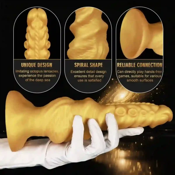 dilatador anal grande tentáculos silicona cuerpo