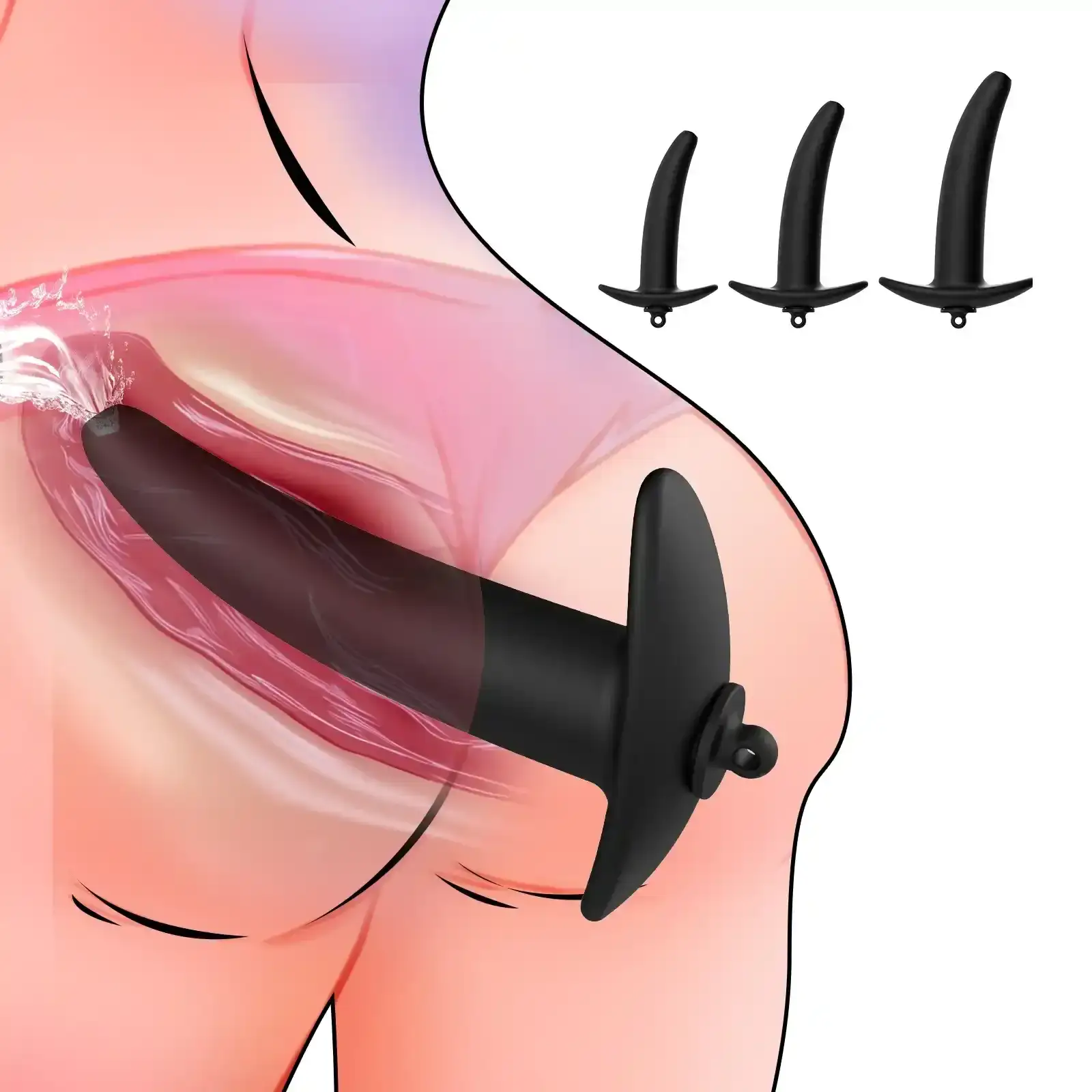 dilatador anal hueco silicona cuerpo seguro