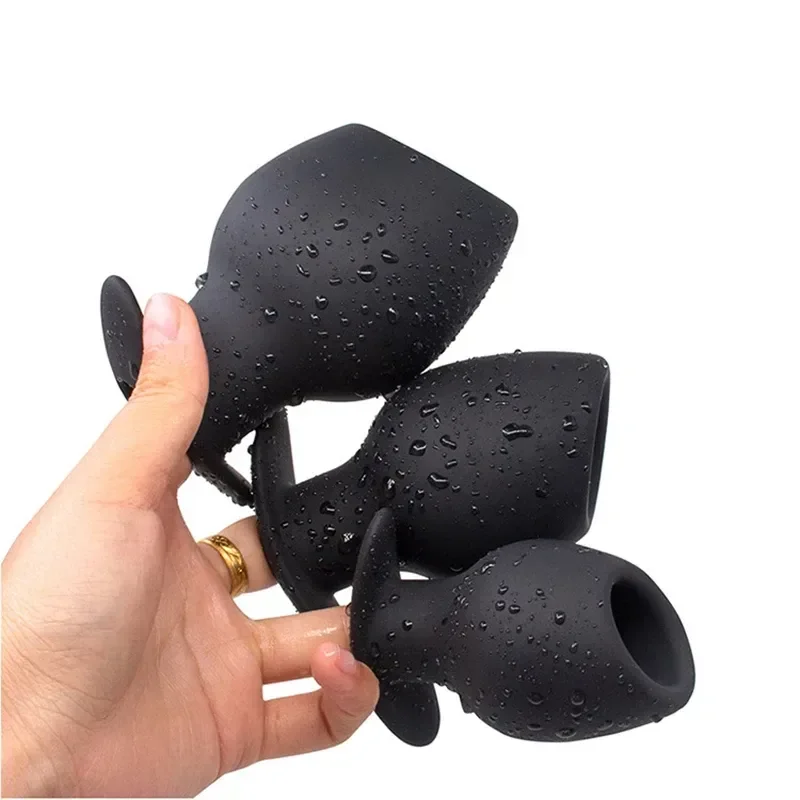 dilatador anal hueco silicona suave